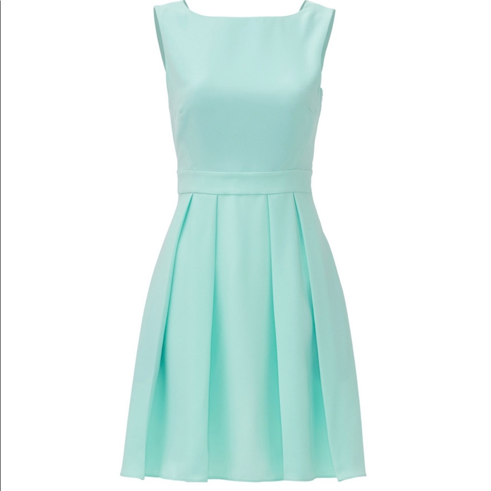 Kate Spade Mint Bow Back Dress, size 4.